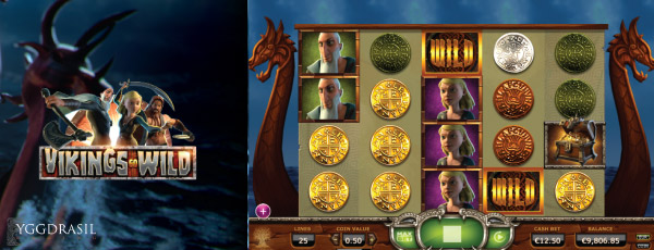 Yggdrasil Vikings Go Wild Mobile Slot Screenshot