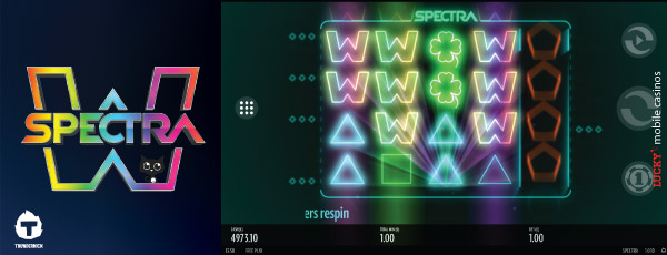 Thunderkick Spectra Mobile Slot Screenshot