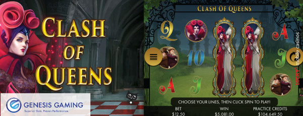 Clash Of Queens Mobile Slot Game