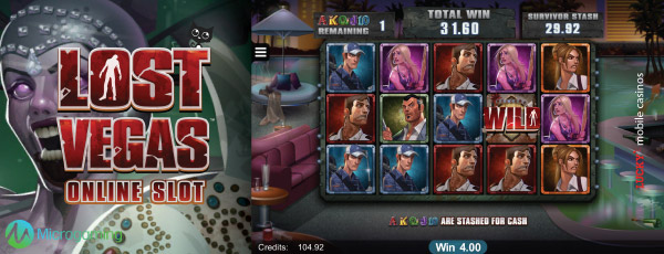 Lost Vegas Mobile Slot Bonus Game