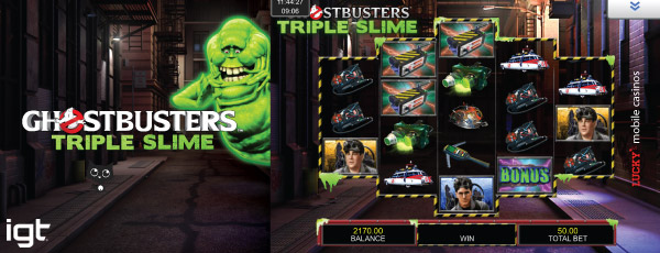 IGT Ghostbusters Triple Slime Mobile Slot