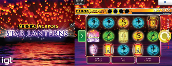 Star Lanterns MegaJackpots Mobile Slot Machine