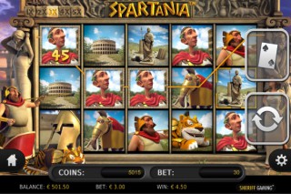 Spartania Mobile Slot - Sheriff Gaming