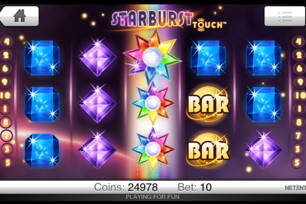 Starburst Touch Mobile Slot - NetEnt