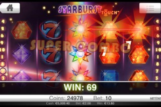 Starburst Touch Mobile Slot - NetEnt
