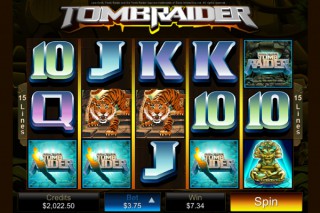 Tomb Raider Mobile Slot - Microgaming
