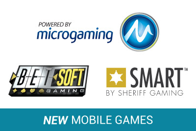 New Mobile Casino Games from Microgaming, BetSoft and Sheriff Gaming November 2013