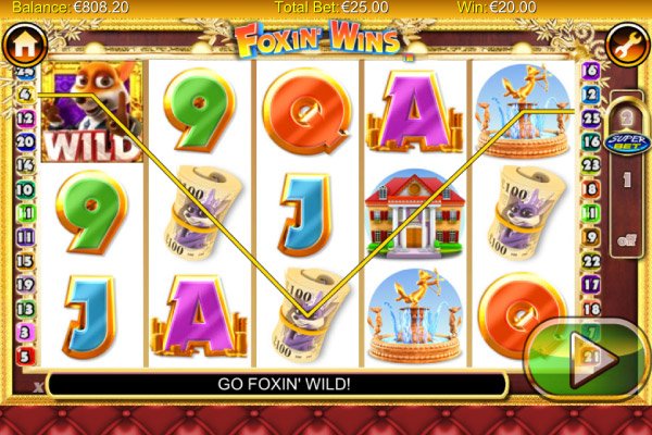 Foxin Wins Mobile Slot Screenshot