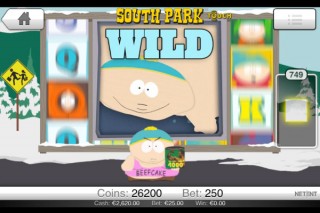 South Park Mobile Slot Screenshot by NetEnt