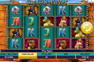 Crown of Egypt Mobile Slot Screenshot