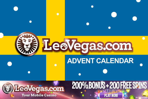 Get Prizes in Leo Vegas Mobile Casino Advent Calendar for Sweden
