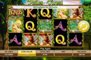 Pixies of the Forest Mobile Slot Screenshot