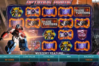 Transformers Mobile Slot Screenshot