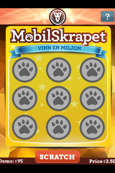 MobilSkrapet Mobile Scratch Card