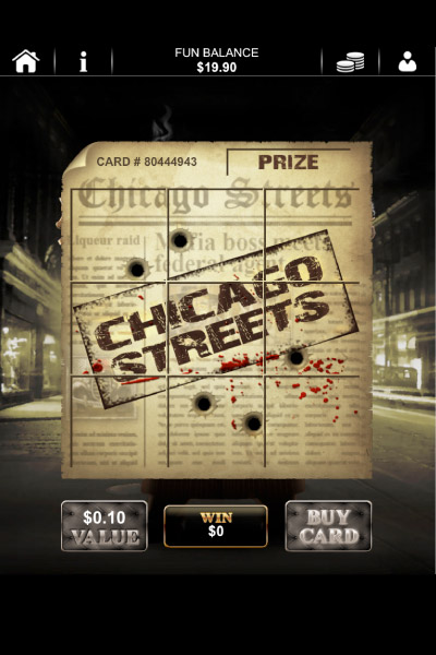 Chicago Streets Mobile Scratch Card Screenshot