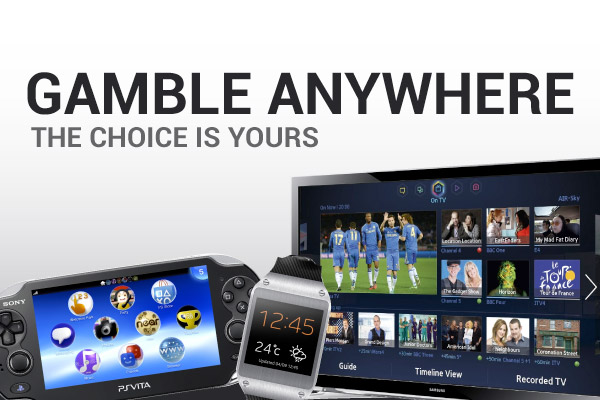 Mobile Gambling: Gamble Anywhere - Smart TV, Watch or Handheld Console