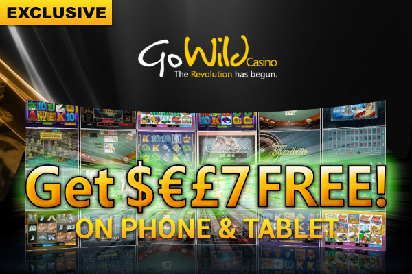 Get and Exclusive No Deposit Bonus with Go Wild Mobile Casino