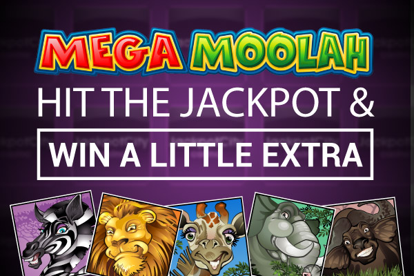 hit the mega moolah jackpot & you can win 100,000 more