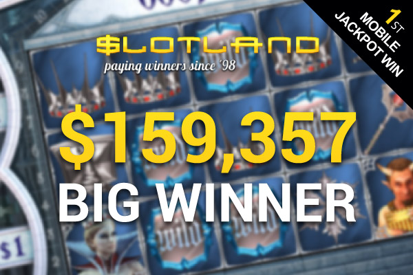 First Progressive Jackpot Mobile Slot Win at Slotland Mobile Casino