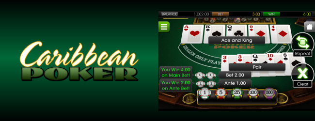 BetSoft Gaming Mobile Caribbean Poker