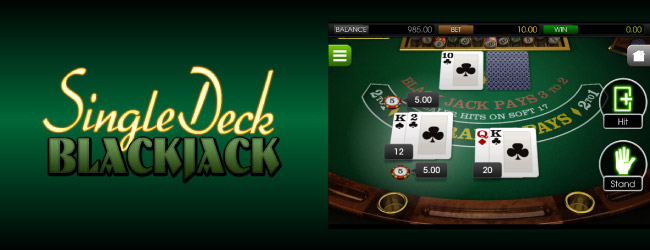 BetSoft Gaming Mobile Single Deck Blackjack