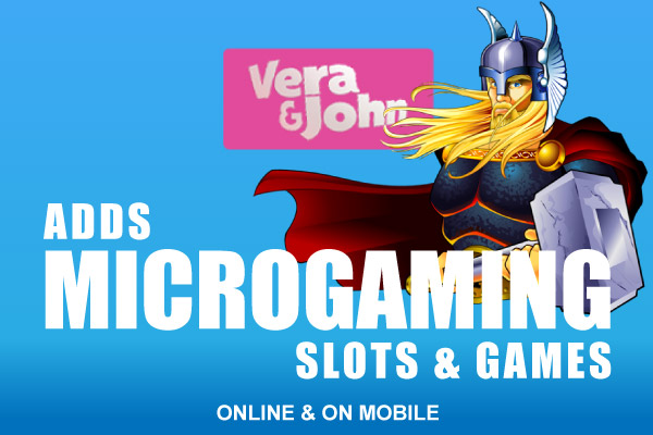 Play Microgaming Slots & Games at Vera&John Casino