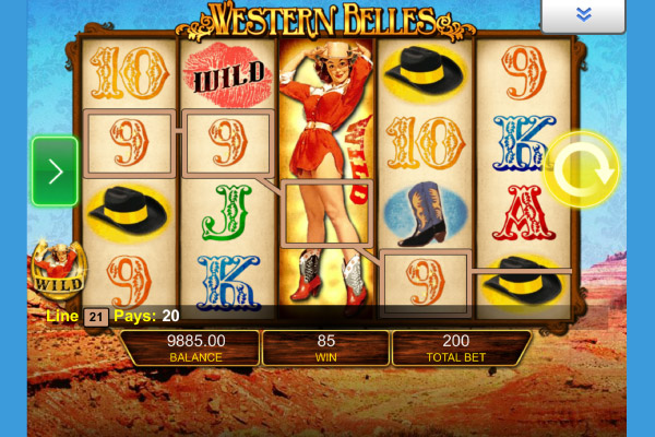 BGO Vegas IGT Western Belles Slot