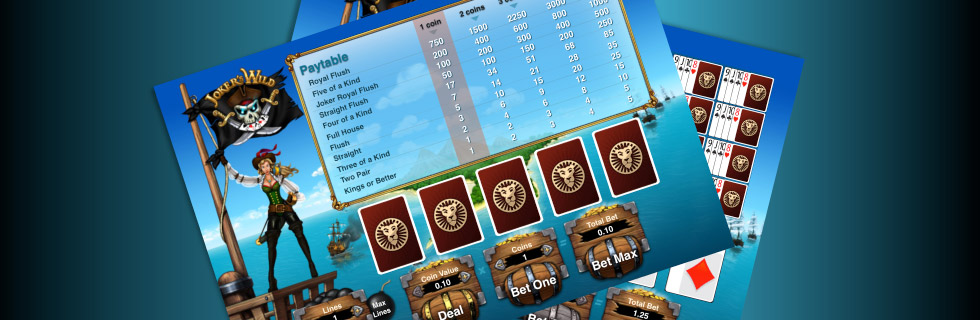 Joker Wild Deluxe Poker Viaden Gaming