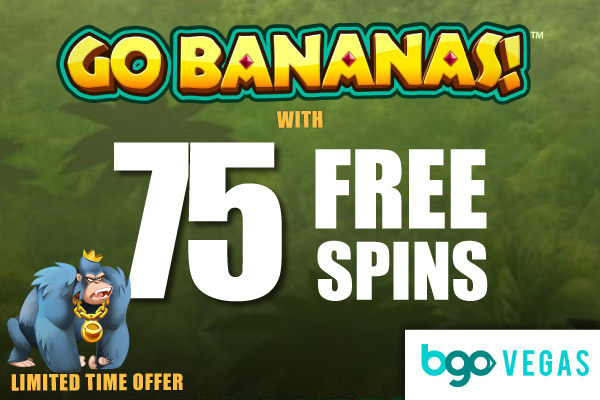 Go Bananas With 75 Free Casino Spins at BGO Vegas