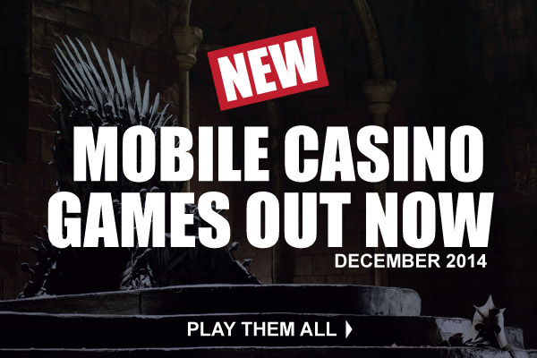 New Mobile Slots & Games to Play in December 2014