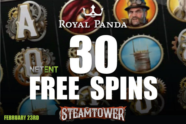 Get 30 NetEnt Free Spins on February 23rd 2015