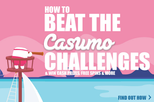 Try and Beat The Challenges and Win Yourself Cash, Free Spin Games & More