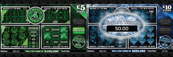 Sky Vegas Scratch Cards