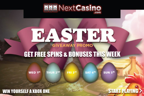 Get Free Spins & Casino Bonuses This Easter + Win a Xbox One