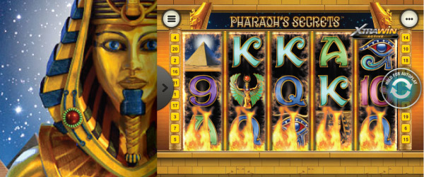 Pharoahs Secrets Mobile Slot Screenshot