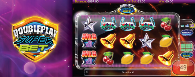 DoublePlay SuperBet Slot Game and Logo