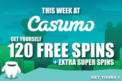 Grab 120 Free Spins + Extra Super Spins This Week in July 2015