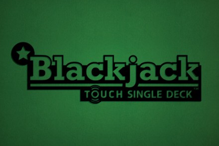 Blackjack Single Deck Touch Logo
