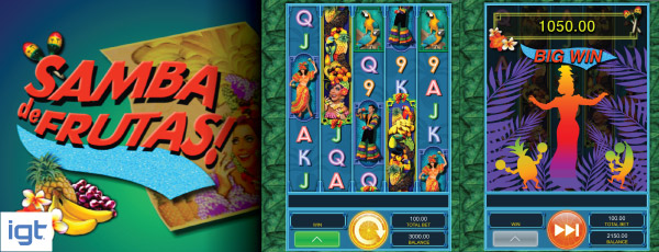 IGT Samba De Frutas Mobile Slot Screenshot