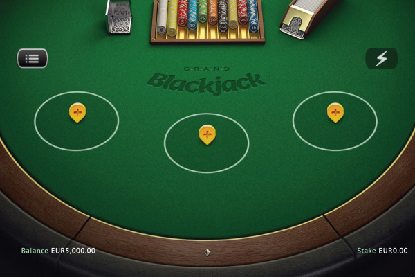 3 Hand Grand Blackjack Table