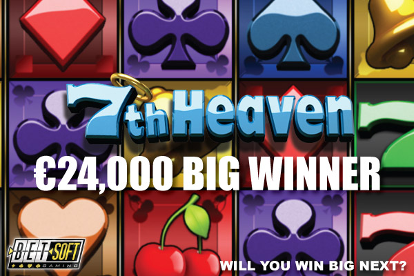 Betsoft 7th Heaven Mobile Slot Big Winner