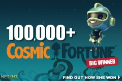 Over 100K Cosmic Fortune Slot Big Winner