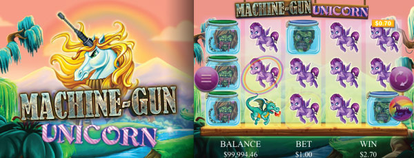 Machine Gun Unicorn Mobile Slot Screenshot