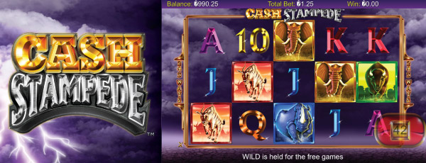 Cash Stampede Mobile Slot Screenshot