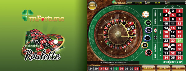 mFortune Roulette App On iPad