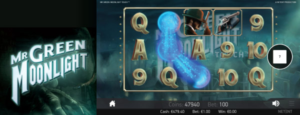 Mr Green Moonlight Mobile Slot Screenshot