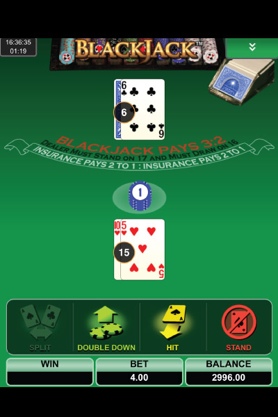 Possible blackjack hands Possible blackjack hands