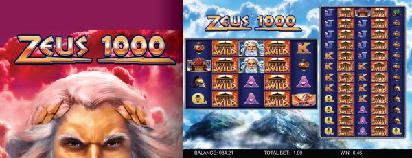 Zeus 1000 Mobile Slot Screenshot