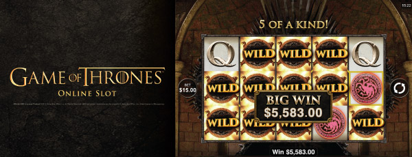 Game Of Thrones Mobile Slot Screenshot