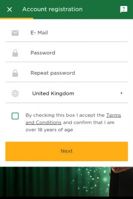 Mr Green Mobile Casino Register